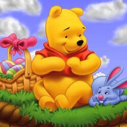 Jigsaw puzzle: Winnie and the Easter Bunny
