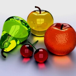 Jigsaw puzzle: Glass fruits