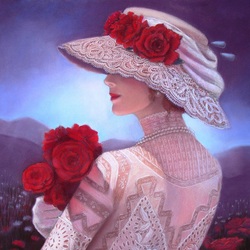Jigsaw puzzle: Victorian lady