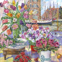 Jigsaw puzzle: Flowers of Amsterdam