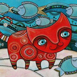 Jigsaw puzzle: Red Cat