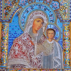 Jigsaw puzzle: Kazan Icon of the Mother of God