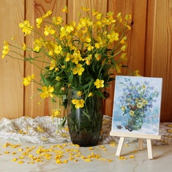 Jigsaw puzzle: Yellow flowers