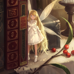 Jigsaw puzzle: Book nymph