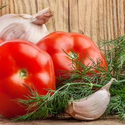 Jigsaw puzzle: Tomatoes with herbs