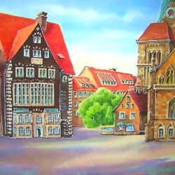Jigsaw puzzle: Bremen