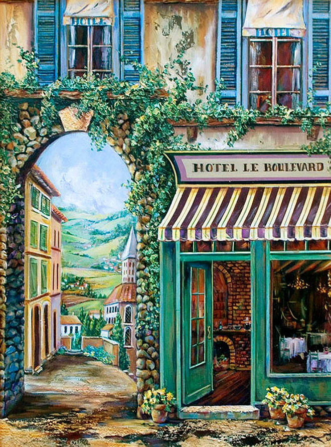 Jigsaw puzzle «Hotel 