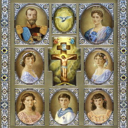 Jigsaw puzzle: Royal Martyrs Romanovs