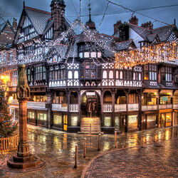 Jigsaw puzzle: Chester. County of Cheshire. England