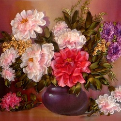 Jigsaw puzzle: Silk embroidery