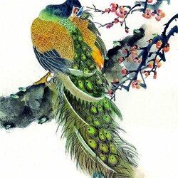 Jigsaw puzzle: Favorite birds of Hera. Peacocks