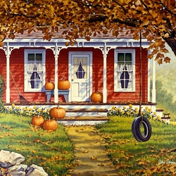 Jigsaw puzzle: Red house