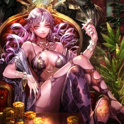 Jigsaw puzzle: Gambling Witch Azalea \ Azalea - witch of gambling