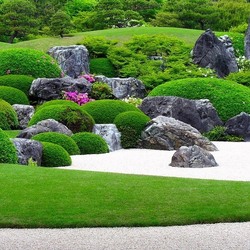 Jigsaw puzzle: Garden of stones and moss
