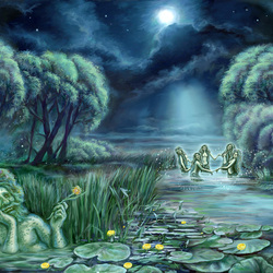 Jigsaw puzzle: Night on Ivan Kupala