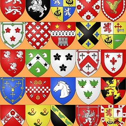 Jigsaw puzzle: Coats of arms of the Scottish clans