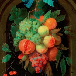 Jigsaw puzzle: Fruit in a niche