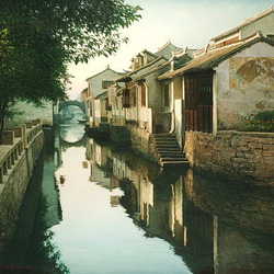 Jigsaw puzzle: Zhuzhuang - Venice of the East