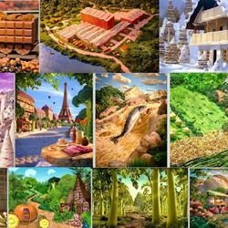 Jigsaw puzzle: Edible landscapes