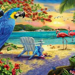 Jigsaw puzzle: Tropical vacation