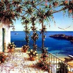 Jigsaw puzzle: Sea view
