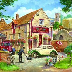 Jigsaw puzzle: By the cafe