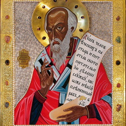 Jigsaw puzzle: Icon of the Holy Martyr Markellus, Pope