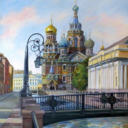Jigsaw puzzle: Church of the Savior on Spilled Blood in St. Petersburg