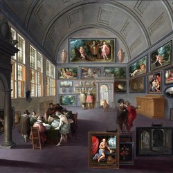 Jigsaw puzzle: In the art gallery