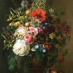 Jigsaw puzzle: Flower still life