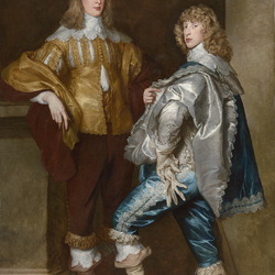 Jigsaw puzzle:  Lord John Stewart with his brother, Lord Bernard Stewart