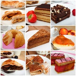 Jigsaw puzzle: Pies and pastries