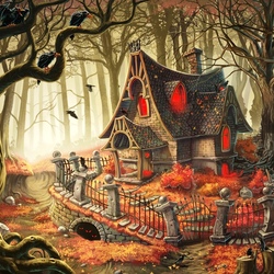 Jigsaw puzzle: Witch's house