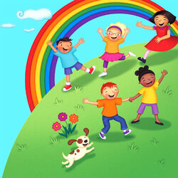 Jigsaw puzzle: Rainbow