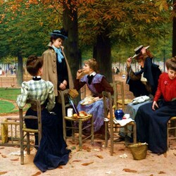 Jigsaw puzzle: Lunch at the Tuileries