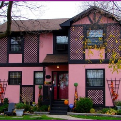 Jigsaw puzzle: Pink house
