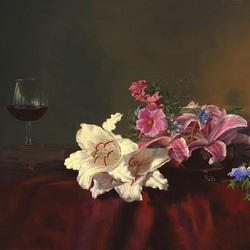 Jigsaw puzzle: Wine and bouquet