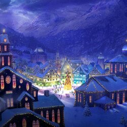 Jigsaw puzzle: Christmas town