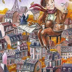 Jigsaw puzzle: October in Paris