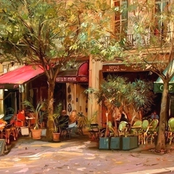 Jigsaw puzzle: Summer cafe