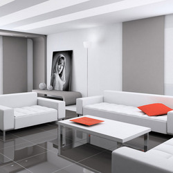 Jigsaw puzzle: White living room