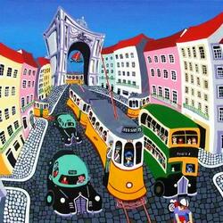 Jigsaw puzzle: Through the streets of Lisbon