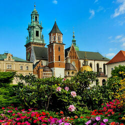 Jigsaw puzzle: Cathedral of Saints Stanislav and Wenceslas in Krakow