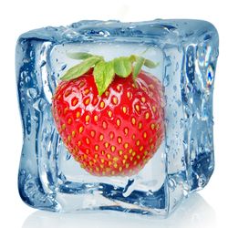 Jigsaw puzzle: Strawberries in ice
