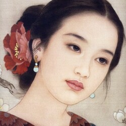 Jigsaw puzzle: Lovely Chinese women