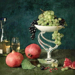 Jigsaw puzzle: Still life with wine