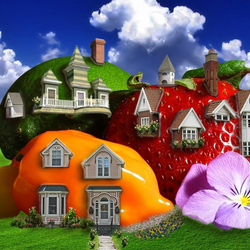 Jigsaw puzzle: House in the village
