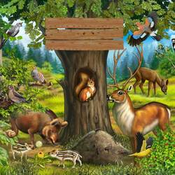 Jigsaw puzzle: Forest School