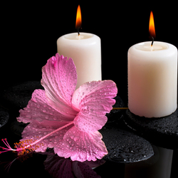 Jigsaw puzzle: Two candles