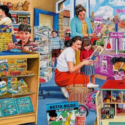 Jigsaw puzzle: In the children's store